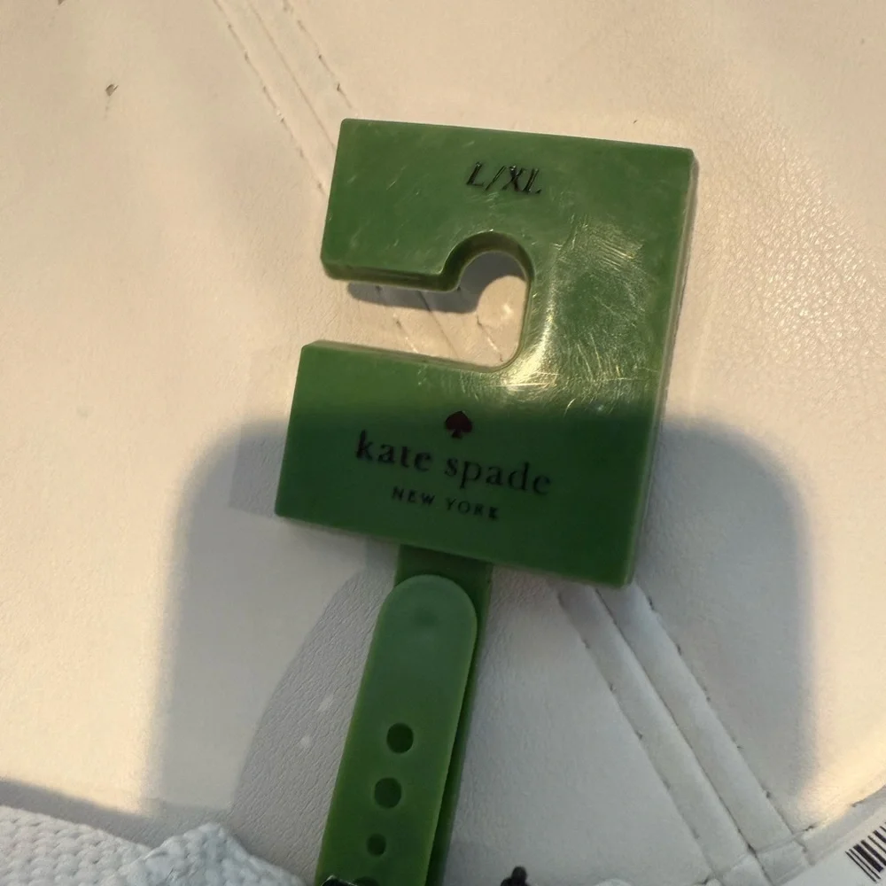 Kate Spade New York White Fabric Belt Size L/Xl NWT - Picture 3 of 4